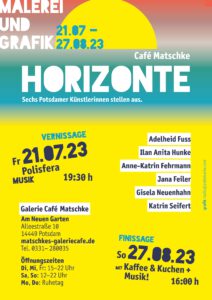 Plakat zur Ausstellung "Horizonte"