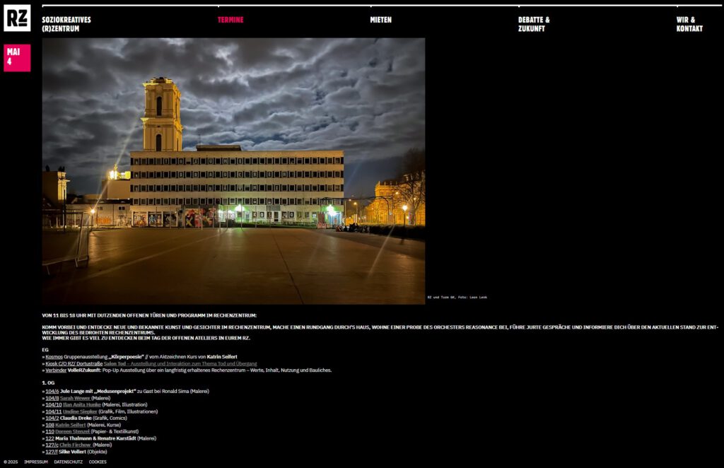 Newsletter, 29.04.25, Ausstellung beim Tag der offenen Ateliers