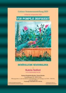 Ausstellung, Plakat, Neue Kirche Golm
