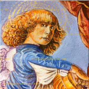 Fresco secco, Engel, Leinwand, Rom