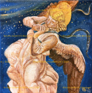 Fresco secco, Leinwand, Rom, Engel