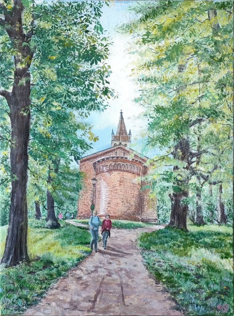 Katrin Seifert, Fresco secco, Petzower Kulturkirche